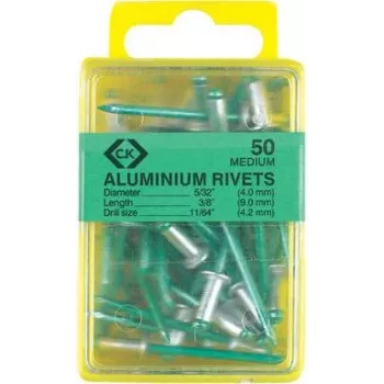 Nity c.k tools T3819A 612, aluminiowe nity zrywalne 4,8×9 mm, opakowanie 40 szt.
