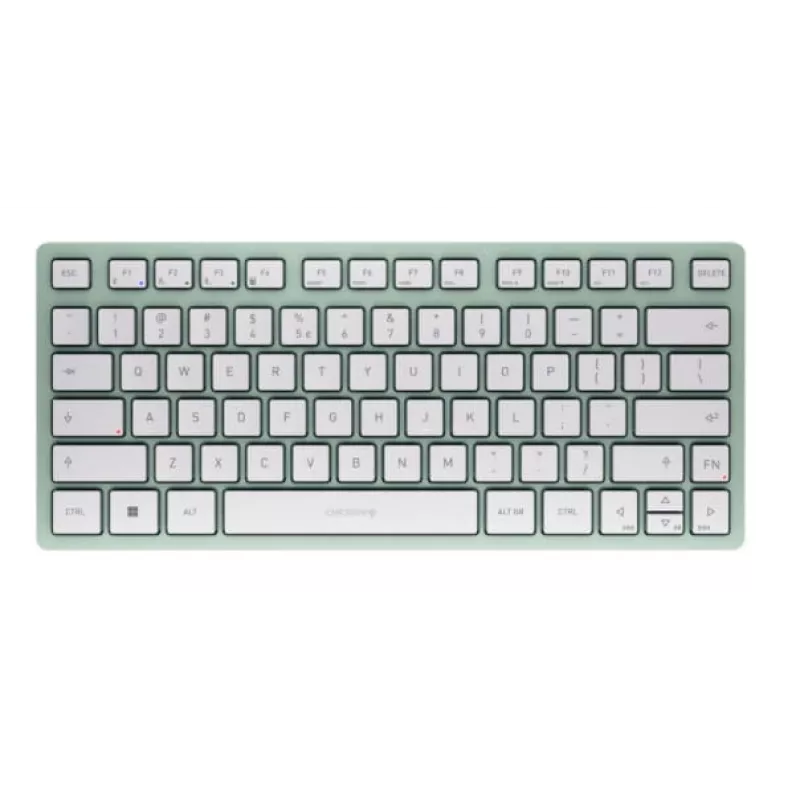 Klawiatura CHERRY KW 7100 MINI BT uniwersalna Bluetooth QWERTY US International w kolorze miętowym
