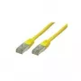 S/CONN 1m kabel sieciowy RJ45 żółty Cat6 S/FTP S-CONN TC75711-Hy