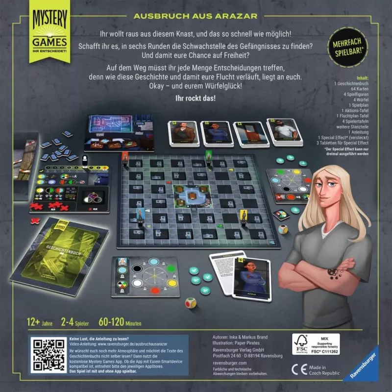 Mystery Games - Ucieczka z Arazaru, Gra Planszowa
