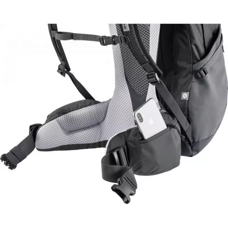 Plecak DEUTER Futura Pro 34 SL, damski plecak turystyczny, 34 L, 1,56 kg, wentylacja, bukłak 3 L, uchwyt na kask, wewnętrzny stelaż stalowy