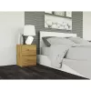 Szafka nocna top e shop M2 ARTISAN, 2 szuflady, dąb, 300×300×400 mm