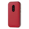 Doro Leva E22 Feature Phone z klapką, 2,8 cala (7,11 cm) Wyświetlacz, Single SIM, 0,3 MP kamera, 1150 mAh, 127,8 g, Czerwony/Biały