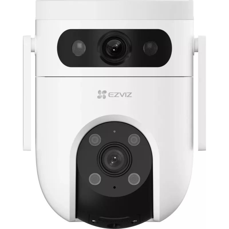 Kamera IP EZVIZ H9c Dual 3K Kopułka, 2880×1620, Zewnętrzna, Przewodowa i Bezprzewodowa, PoE/DC 12V, MicroSD do 512 GB