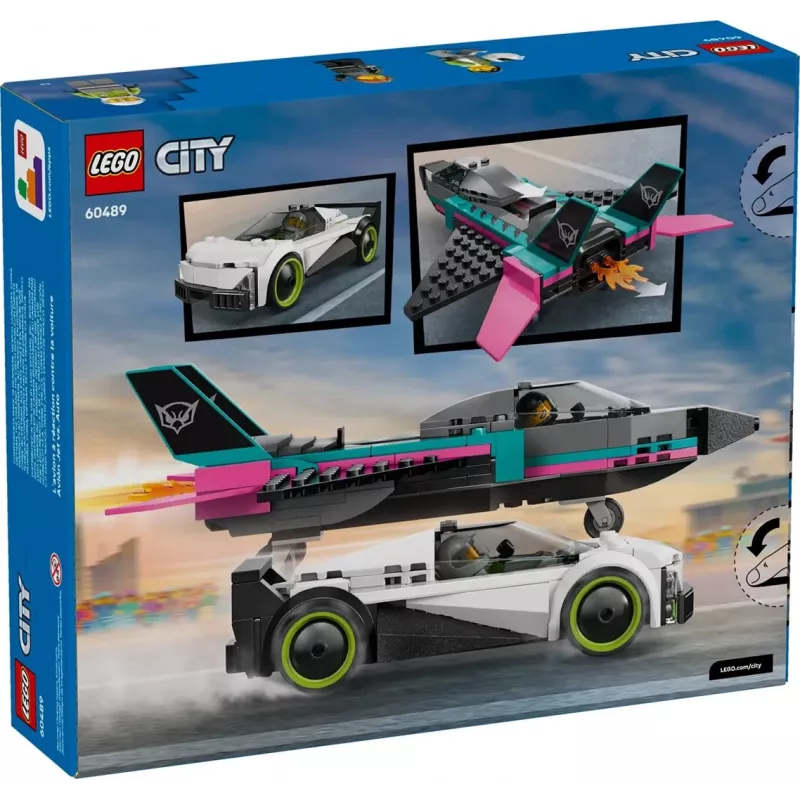 LEGO CITY 60489 Samolot kontra Samochód