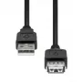Przedłużacz USB ProXtend USB2AAF-001 USB 2.0 A żeński na A męski, 1 m, czarny