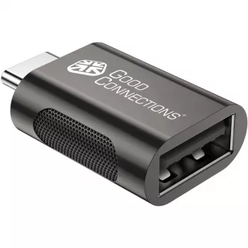 Good Connections Adapter USB 3.2 Gen.1 3.0 wtyczka C na gniazdo USB-A metalowa obudowa galwanizowana (USB-AD302)