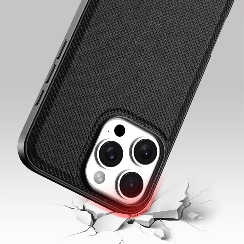 StyleShell Nylo, etui na telefon czarny, iPhone 16 Pro Max