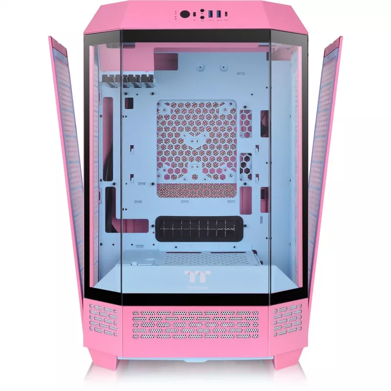 Thermaltake The Tower 300 Bubble Pink różowy Szkło Hartowane - Midi/Mini Tower - ATX