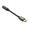 Przejściówka Baseus CATL54-01 Type-C na 3.5mm czarna