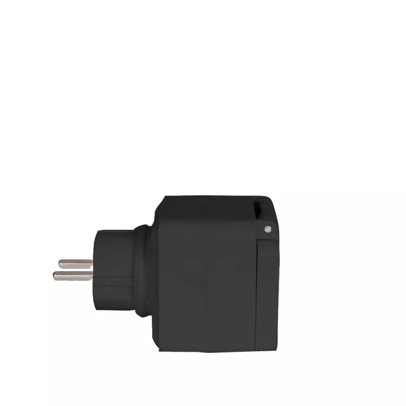 Smart Plug Denver PLO-108 Czarny Zewnętrzny IP44 Przewodowy i Bezprzewodowy