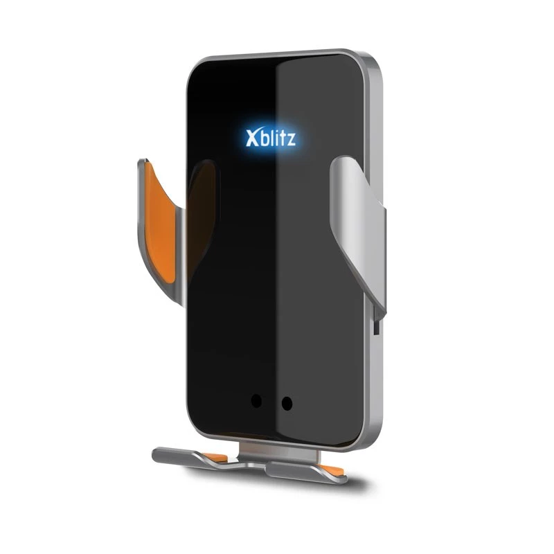 Xblitz FX4 Elegance automatyczny uchwyt samochodowy do telefonu z ładowaniem bezprzewodowym, na kratkę nawiewu