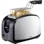 Trisa Crispy Snack Toaster stal nierdzewna, czarny (7361.4212)