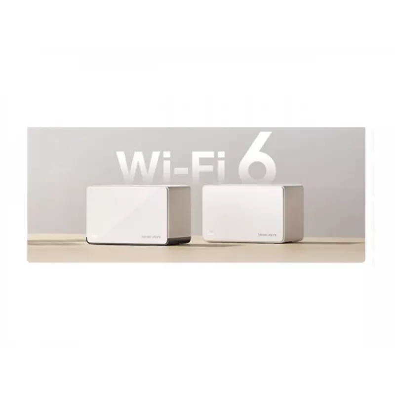 Router bezprzewodowy MERCUSYS Halo H85X 2-pak Dwuzakresowy Wi‑Fi 6 do 3000 Mbps system mesh