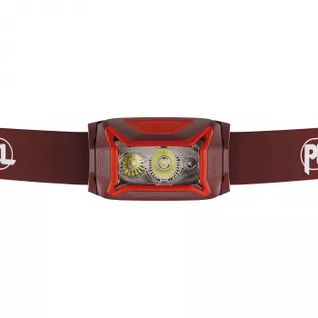 Lampa czołowa Petzl Actik Core — LED, 100 lm, wbudowana akumulatorowa bateria USB 1250 mAh, IPX4, czerwona