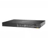 HPE - Seria Aruba - Aruba 6300F - Przełącznik - L3 - zarządzalny - 24 x 10/100/1000 + 4 x 1 Gigabit / 10 Gigabit / 25 Gigabit / 50 Gigabit SFP56 (Uplink / Stacking) z przodu i z tyłu