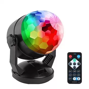 LED disco ball light DENVER LDB-319 — kompaktowe światło imprezowe LED, model 117220200040