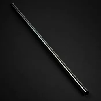 Twarda rurka Bitspower None Chamfer mosiężna 14 mm AD, 500 mm, czarny połysk