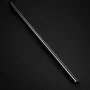 Twarda rurka Bitspower None Chamfer mosiężna 14 mm AD, 500 mm, czarny połysk