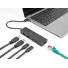 Hub USB DeLOCK 10 Gb/s z LAN 2,5 Gigabit i PD 85 W