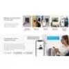 Monitor dotykowy wideodomofonu EZVIZ 7 cali Model 318500248 — oddzielne sterowanie dla 2 rodzin