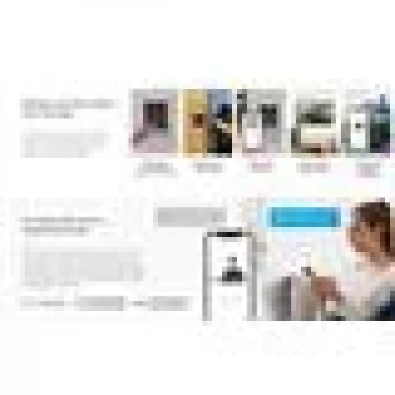 Monitor dotykowy wideodomofonu EZVIZ 7 cali Model 318500248 — oddzielne sterowanie dla 2 rodzin