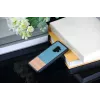 etui na smartfona man and wood for Samsung Galaxy S9 denim Czarny