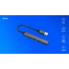 Hub USB SAVIO AK-70, 7-portów USB 3.0, 4 użyteczne porty, host USB Type-A, transfer 5 Gbit/s, gwarancja 2 lata