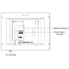 Wideodomofon Hikvision DS-KH8350-TE1 7-calowy dotykowy ekran IPS, PoE, SIP, slot MicroSD, 1024×600, obudowa aluminiowa, Czarny