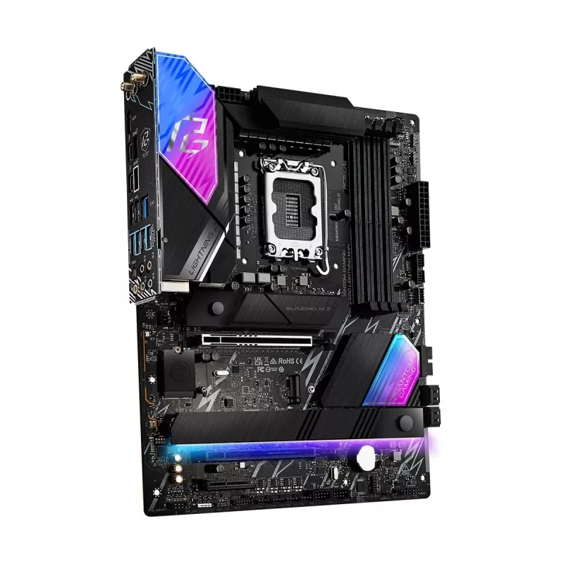 Płyta główna ASRock Z890 Lightning WiFi — Intel Z890, LGA1851, ATX, 4× DDR5, Wi‑Fi 7, LAN 2.5Gb, Thunderbolt 4
