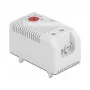 Termostat DELOCK 66824, obudowa z tworzywa sztucznego, IP20, 30 W, 250 V, 10 A, 43×60×33 mm, szary/czerwony