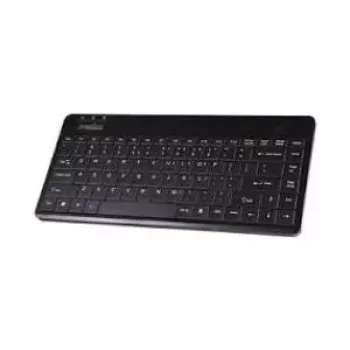 Perixx PERIBOARD-409 H, DE, Mini klawiatura USB, 2 huby, czarna