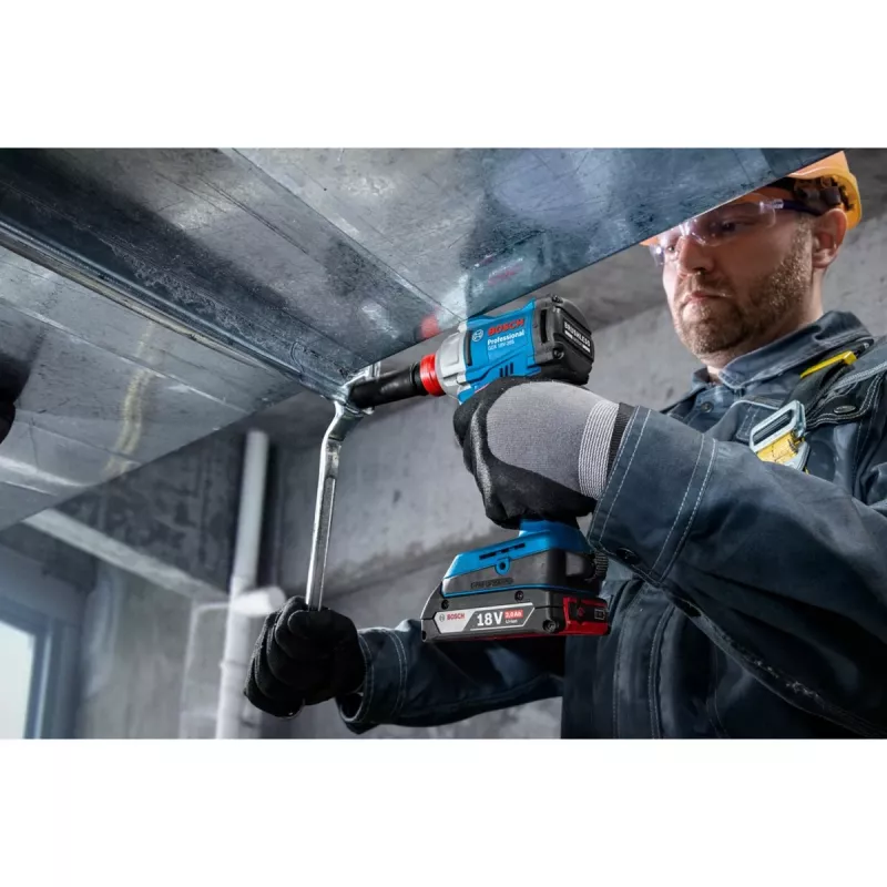 Klucz udarowy GDX 18V-285 Professional, 18V (niebieski, 2 akumulatory litowo-jonowe 4,0 Ah, w L-BOXX)