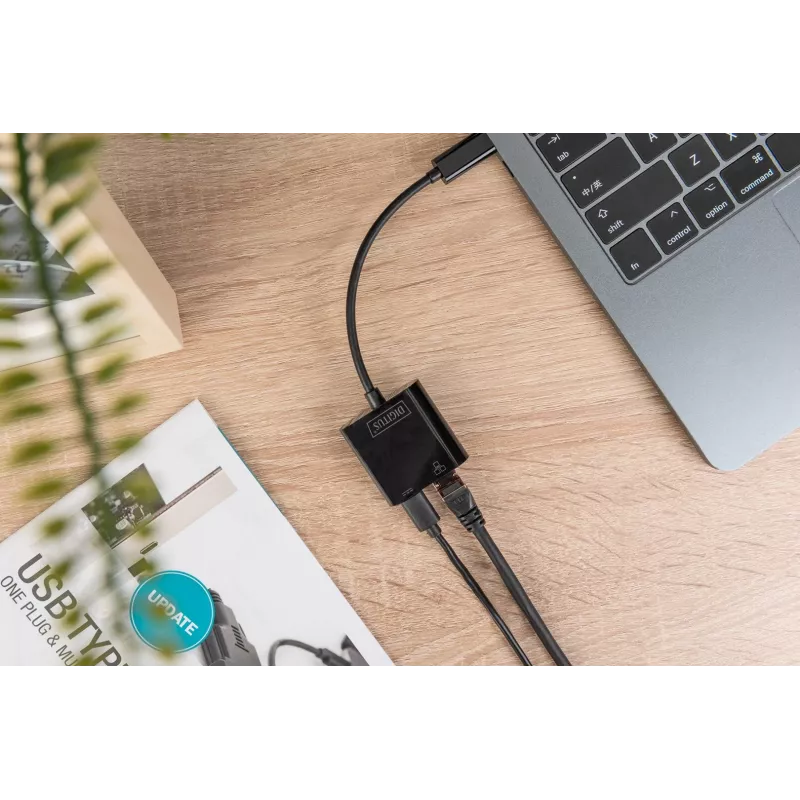 Adapter USB Type-C Gigabit Ethernet Digitus DN-3027
