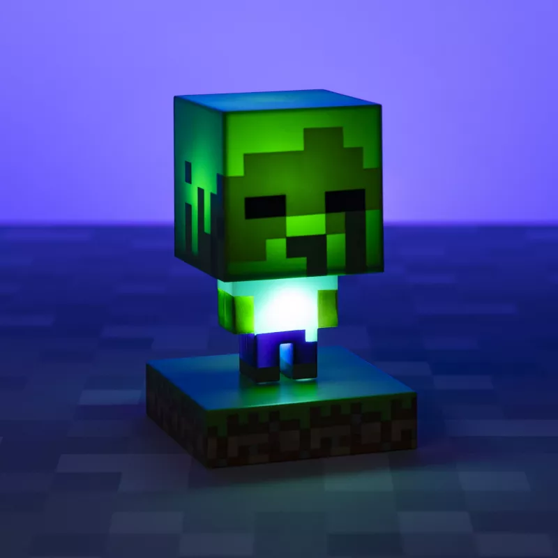 Lampa stołowa Paladone Light Paladone Minecraft Zombie Light PP6592MCFV4 LED