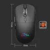 Mysz bezprzewodowa MEDIA-TECH MT1124 BT/RF Silent & Recharge — symetryczna, 3200 DPI, Bluetooth + USB 2,4 GHz, 6 przycisków, akumulatorowa