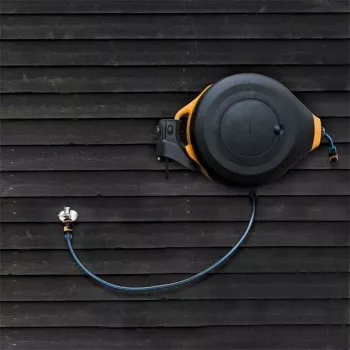 Uchwyt na wąż Fiskars 1027095 Fiber, Metal Czarny