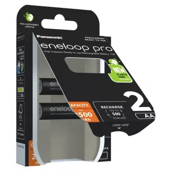 Akumulatory PANASONIC ENELOOP PRO AA 2500 mAh 2 szt. (BK-3HCDE/2CP)