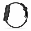 Garmin Forerunner 165 Music - Czarny - Zegarek sportowy z paskiem - Silikon - Łupkowy szary - Rozmiar nadgarstka: 126-203 mm - Wyświetlacz 3 cm (1.2) (010-02863-30)