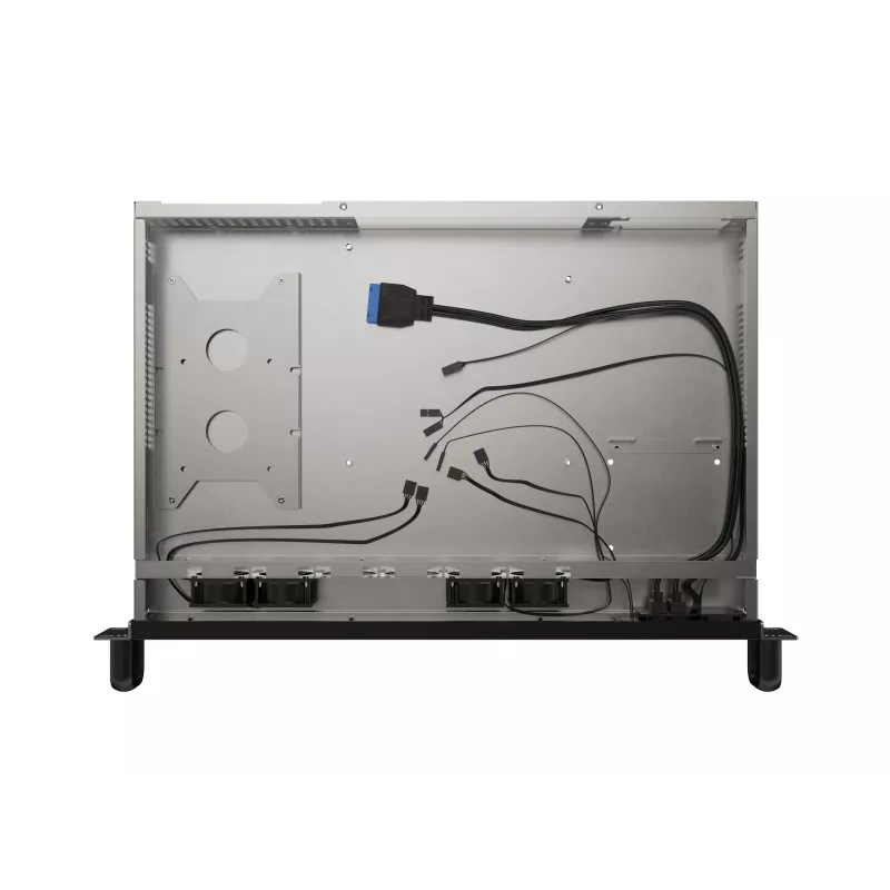 Obudowa rack Lanberg SC01-3001-10B 1U czarna 4 wentylatory