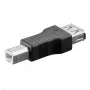 Microconnect USBAFB zmieniacz płci kabla USB B USB A Czarny