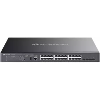 TP-Link SG5428XMPP przełącznik sieciowy Zarządzalny L3 Gigabit Ethernet (10/100/1000) Power over Ethernet (PoE) Czarny