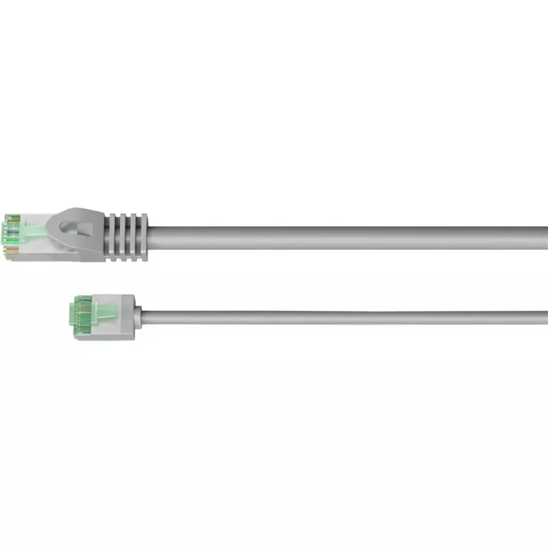 Kabel sieciowy Goobay 74346 RJ-45 Cat8.1 1m szary