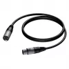 Kabel audio Procab XLR męski do XLR żeński 10 m (1KPBA139)