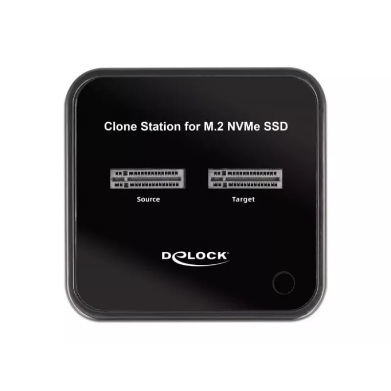 Stacja dokująca DeLOCK M.2 na 2 dyski M.2 NVMe PCIe SSD z funkcją klonowania