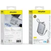 Przenośny powerbank Awei C03 20000mAh z wyjściem 45W i zintegrowanym kablem USB-A/USB-C