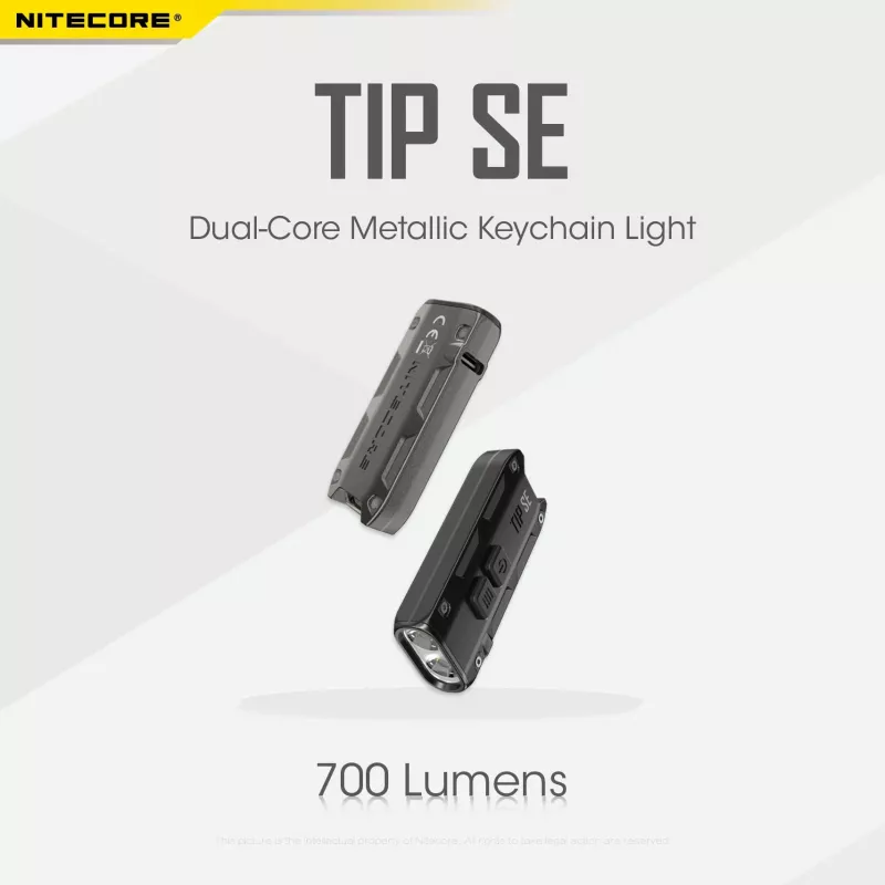 Nitecore TIP SE Czarna latarka ręczna LED