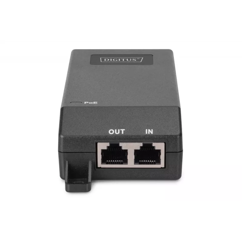 Digitus Gigabit Ethernet PoE+ injector 802.3at 30 W Czarny