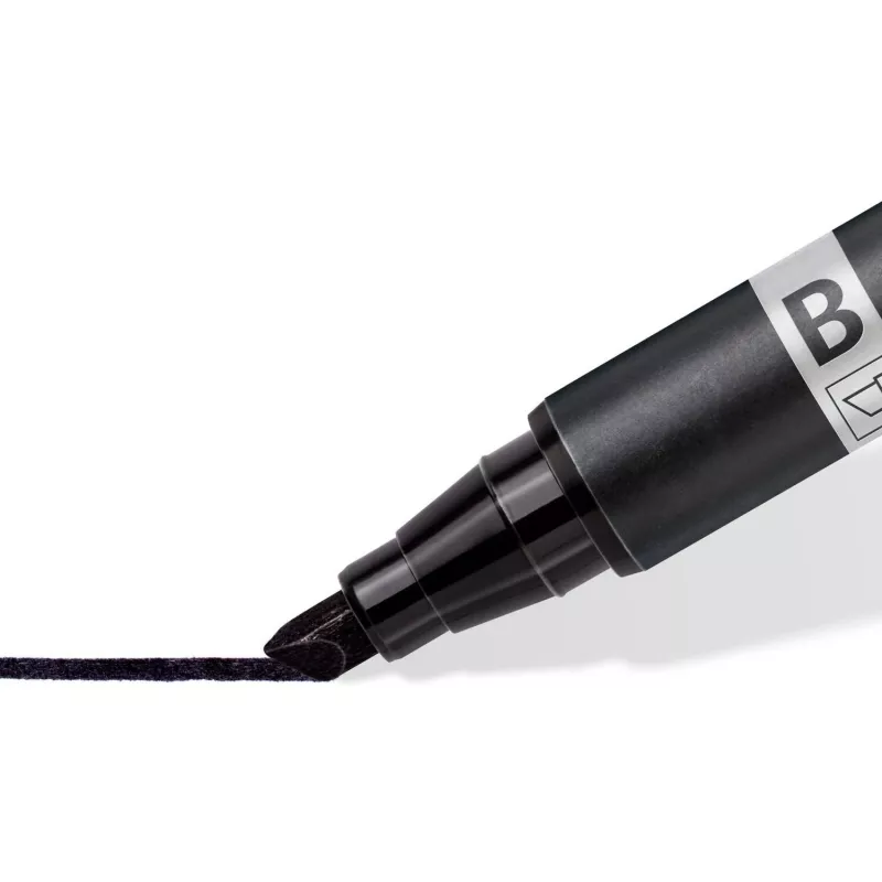 Marker permanentny Staedtler Lumocolor permanent duo 348 B czarny 1 szt.