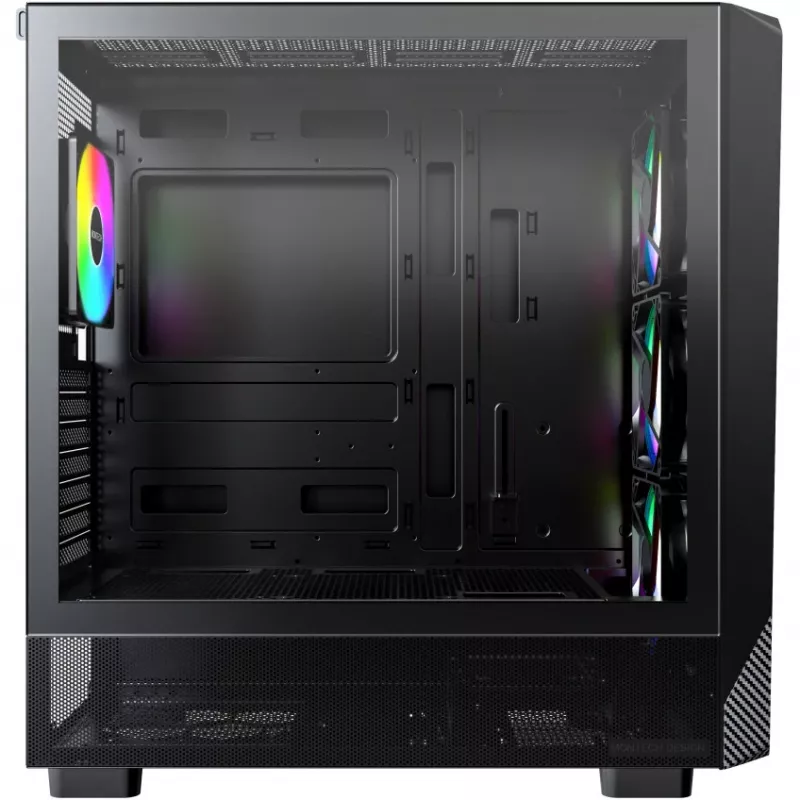 Obudowa komputerowa Montech X5 Midi Tower Czarna ATX 3x wentylatory 140mm